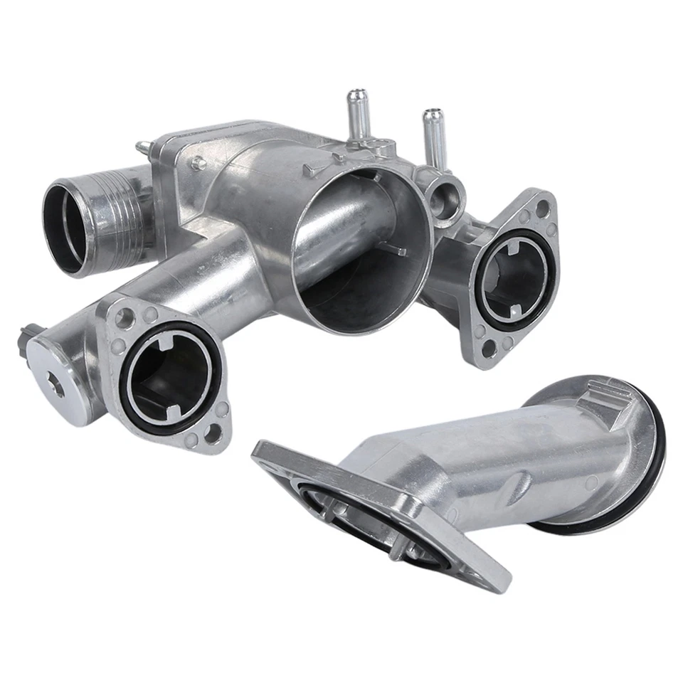 Carcasa termostato aluminio AJ83485 para Jaguar tipo S XJ8 XJR 4,2 L 2003-2005 Foto 4 de 4