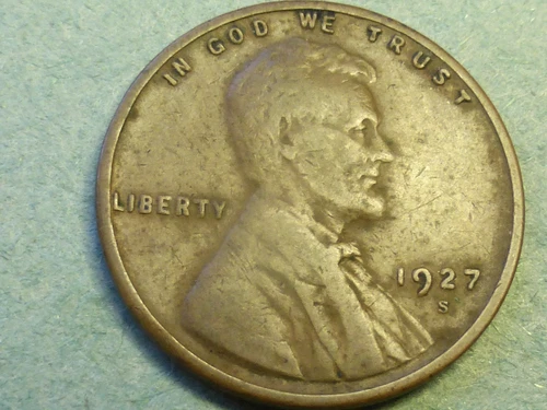 1927-S  LINCOLN CENT  VF