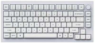 Keychron - Q1 75% Custom Wired RGB Mechanical Keyboard with Programmable QMK/...