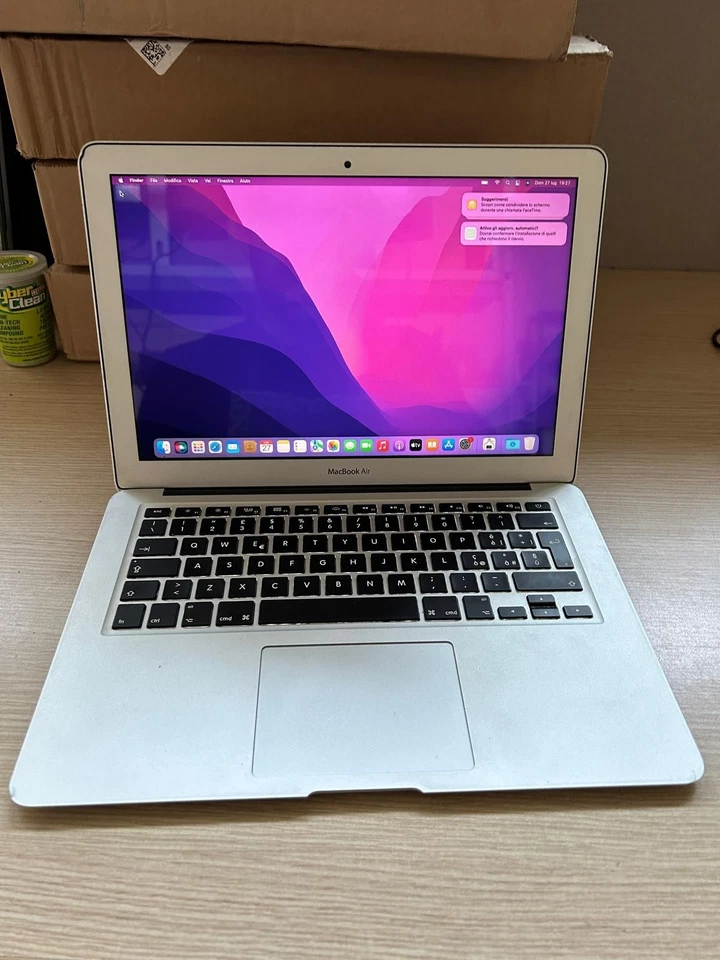 APPLE MACBOOK AIR A1466 13" 2015 I5 1.6GZ 256 GB 4 GB MONTEREY OS RICONDIZIONATO - Immagine 2 di 4