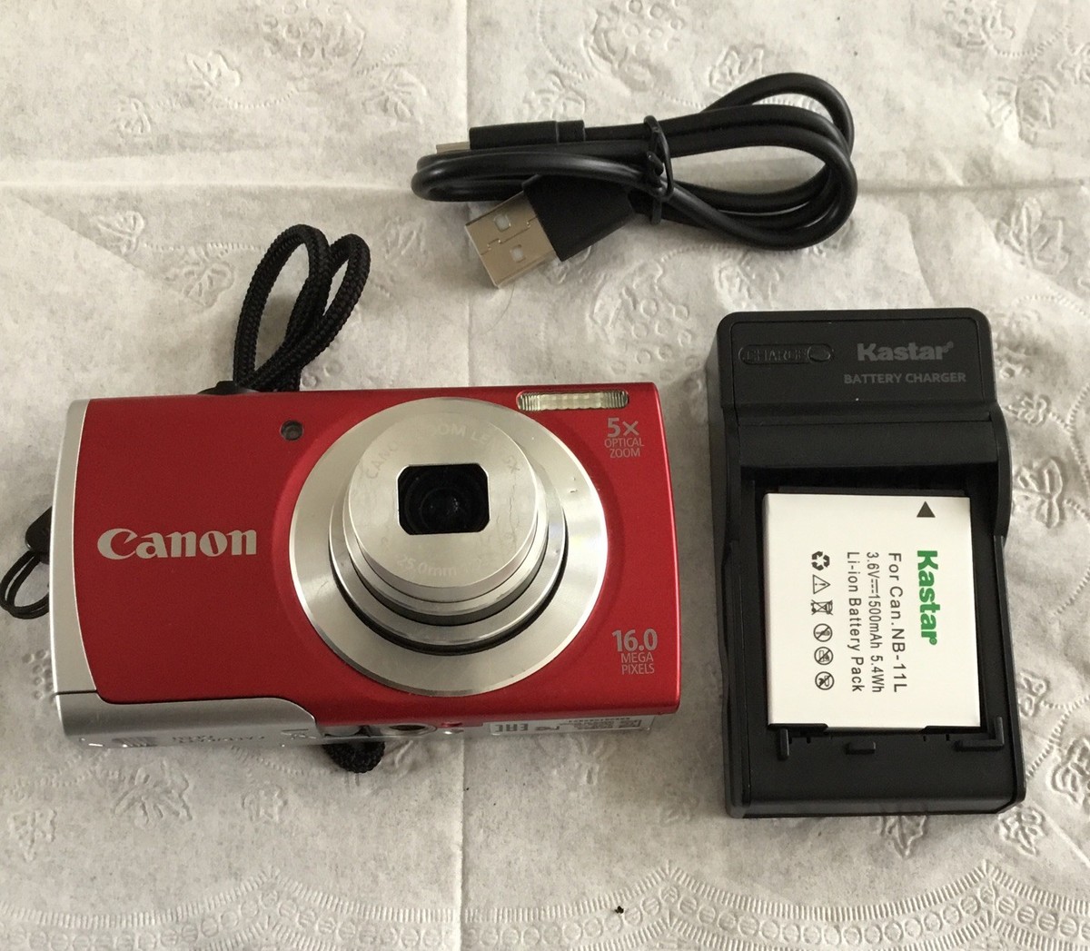 Canon Power Shot A2500 HD PC1963 16.0MP Digital Camera For Parts