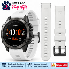 20mm QuickFit Strap for Garmin Fenix 5S 6S 7S 8 43mm 9 43mm Pro White D2 Delta S
