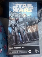 NIB Hasbro Star Wars The Black Series Scar Trooper Mic Action Figure