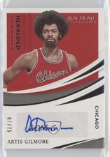 2020-21 Panini Immaculate Heralded Signatures 7/75 Artis Gilmore Auto HOF s3g