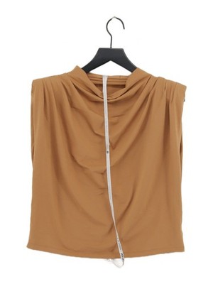 Lavish Alice Damen Top UK 12 hellbraun Lyocell Modal mit Baumwolle, Elasthan Basic