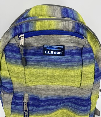 LL Bean Big Nylon LEDGE Laptop School Backpack Item 296973 | eBay