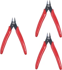Red Wire Cutters Carbon Steel Micro Cutter Flush Wire Electronic Tool Pliers Cut