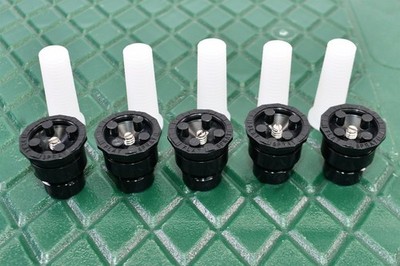 (5) Toro FSF 35-2746 Flat Spray Nozzle Full-Circle Spray 8 ft Spray Black