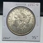 1882 O Silver Morgan Dollar UNC Toned Color Coin