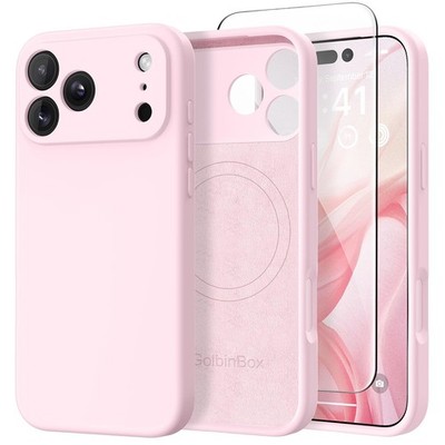 GolbinBox iPhone 17 Pro Max MagSafe Case Shockproof Pink