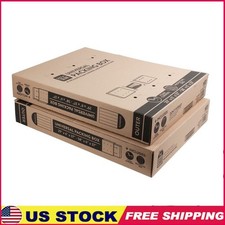 Universal Moving Box W/ Cushioning TVs up to 65" Adjustable Packing Box 2 Count