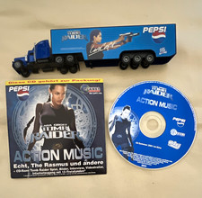 Pepsi Tomb Raider Werbetruck Modell-LKW mit Action Music CD Lara Croft