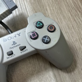Sony PlayStation PS1 Official OEM Gray Controller SCPH-1080 PS One Tested Works