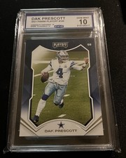 Panini 2021 Playoff Dak Prescott Dallas Cowboys NFL Gem Mint 10 CCG Card #100