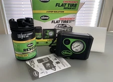 Slime 50138 Flat Tire Puncture Repair, Emergency Kit for Car & Highway Vehicles