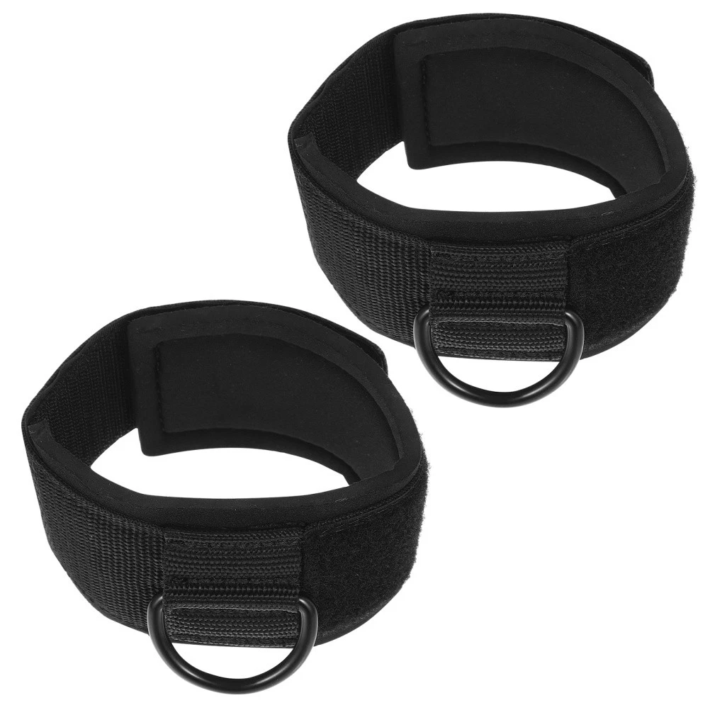 2Pcs Lightweight Ankle Wraps Nylon Bands for Fitness and Cable Machines
