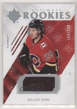 2018 Upper Deck Ultimate Collection Rookies Jerseys 186/399 Dillon Dube #69 um0