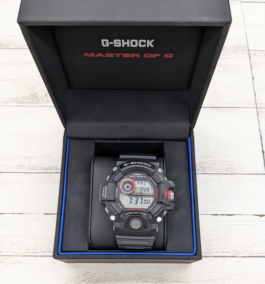 CASIO G-SHOCK GW-9400J-1JF Black Red Master of G RANGEMAN