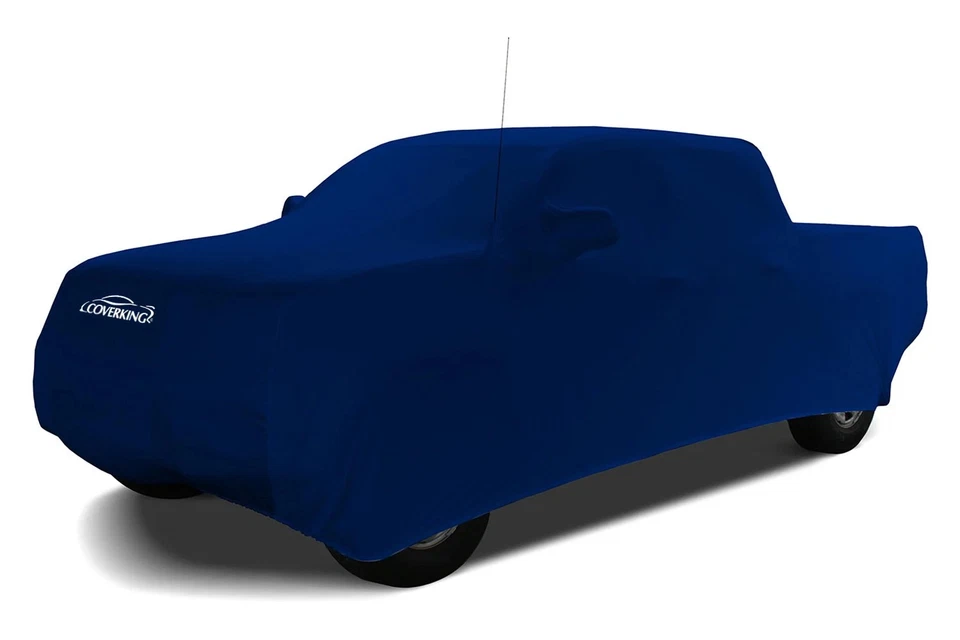 For GMC C2500 92-00 Coverking Satin Stretch Indoor Impact Blue Custom Car Cover - Image 3 of 4