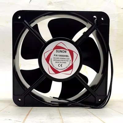   P/N 18060HBL 220V-240V 0.22A 18CM Axial Cooling Fan #tp