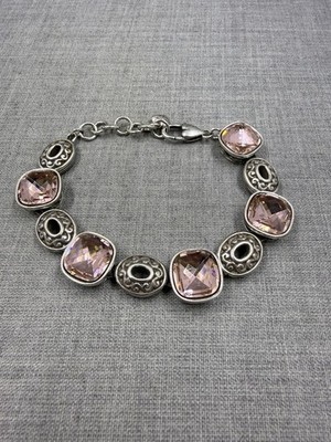 Brighton Venus Rising Pink Faceted Swarovski Crystal Adjustable Bracelet