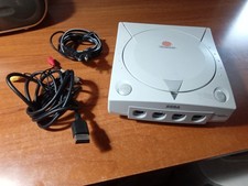 SEGA Dreamcast Console Bundle - White + Cables *TESTED* LNB