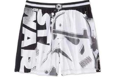 $42 Bioworld Star Wars Underwear Men Black White Stormtrooper Boxers Size Small