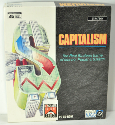 Jeu Capitalism 1 (1995) PC Big Box En Français - Version Boîte Carton, état Correct