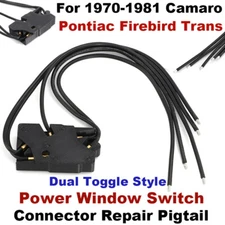 Power Window Switch Connector Repair Plug Wire For 70-81 Pontiac Firebird Camaro