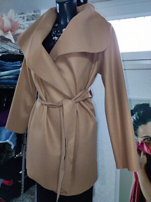 Damen Jacke Biscotto In Tuch Mantel Jacket