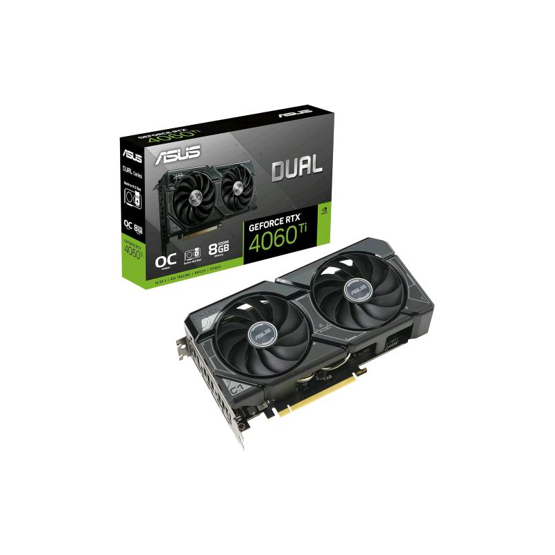 ⭐ASUS DUAL-RTX4060TI-O8G-SSD NVIDIA GEFORCE RTX 4060 TI 8 GB GDDR6 DUAL FAN PC