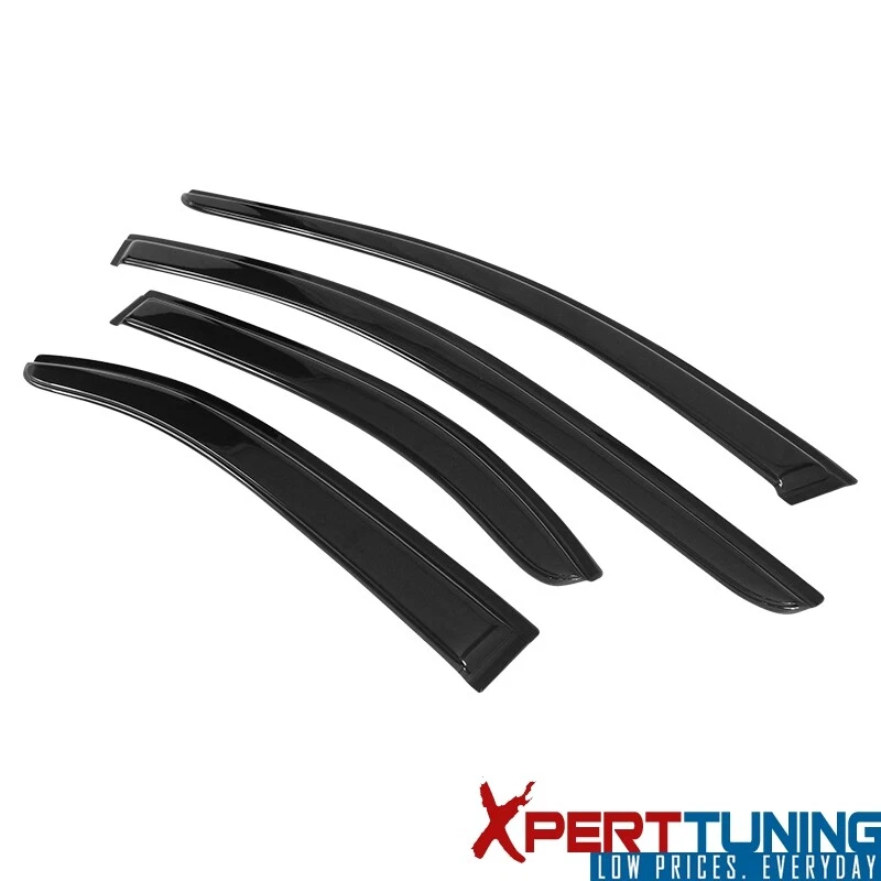 Fits 04-08 Acura TSX Sedan 4DR Acrylic Window Visors Rain Rain Guard Tape On Foto 3 de 4