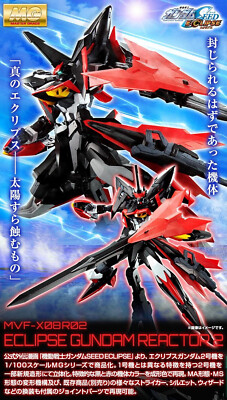 Premium BANDAI MG 1/100 ECLIPSE GUNDAM REACTOR 2 MVF-X08R2 Model