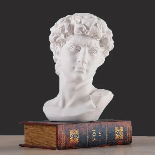 David Head Bust David Michelangelo Sculpture Art  Statue Home Decor Handmade Art