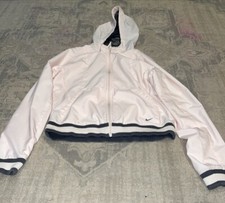 Nike Track Retro Jacket Women  s Full Zip Up Pink Sz Medium 8-10