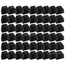 240 packs Wholesale Solid Black Warm Winter Knit Ski Cap Beanies Skull Hat Lot