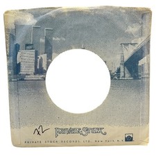 Private Stock Records Company Sleeve 45 RPM Vinyl Cityscape New York