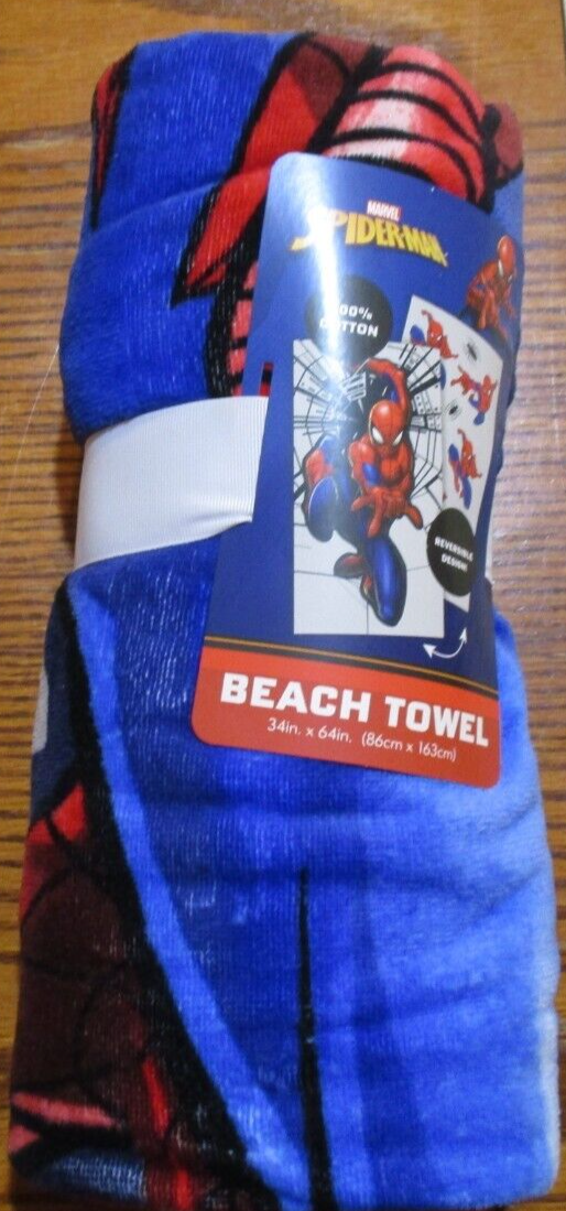 Marvel Spiderman Beach Towel (34inx64in) eBay