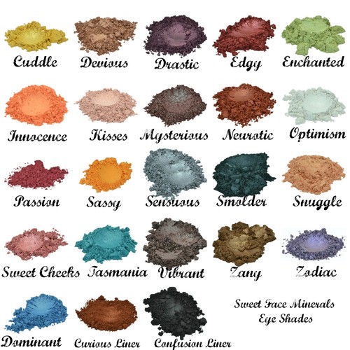 (5Gms) Mysterious Shade Shimmery Eyeshadow Powder by SweetFace Minerals, - Picture 2 of 4