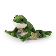 FROSCH grün Plüschtier Stofftier Plüsch-Kuscheltier  NEU H= 13cm B= 22cm Rappa