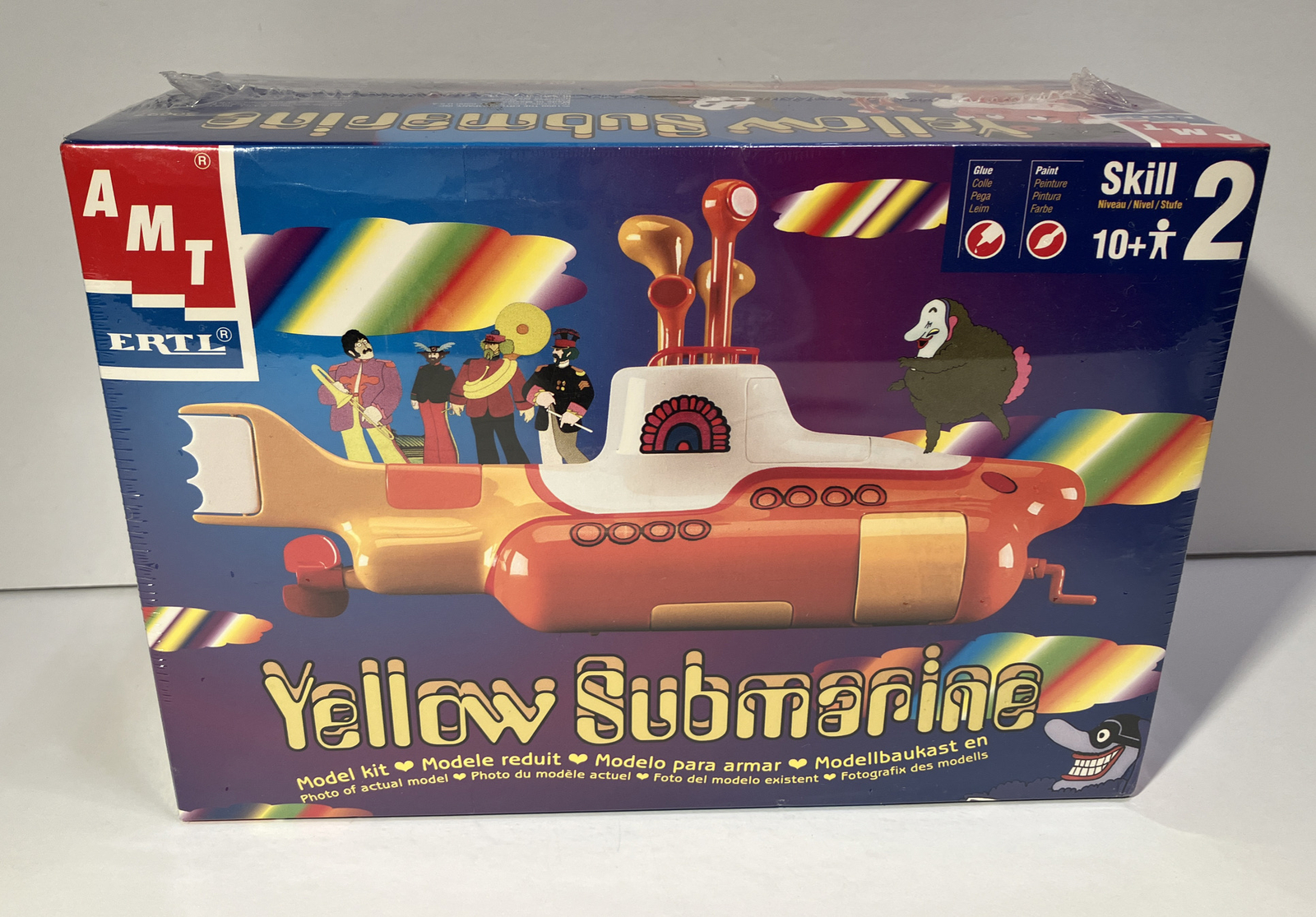 THE BEATLES YELLOW SUBMARINE Model Kit AMT Ertl 1999 Unbuilt Shrink