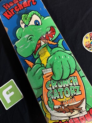 SUPER RARE Heath Kirchart Gator Birdhouse Skateboard Deck VINTAGE