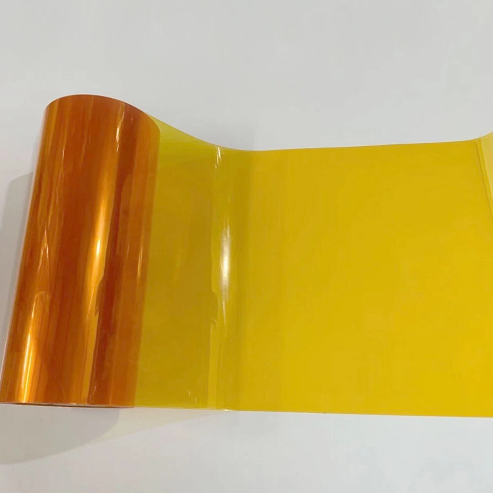 Lámina de tinte de luz naranja ámbar para faros traseros luz antiniebla calcomanías envolventes de vinilo Foto 3 de 4