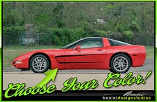 Rocker Side Racing Stripes Fits Z06 5 1997-2004 C5 Corvette