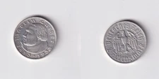 2 Mark Silver Coin Third Reich Martin Luther 1933 A XF (165219)