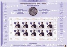 BRD Bund Numisblatt 1-1997  Melanchthon