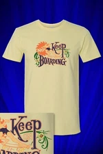 Nash Skateboards Keep on Boarding 1970s Tour T-SHIRT