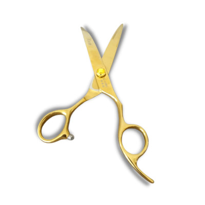 Kashi G-1080C Professional Gold curved shears 8'' Japanese Stainless Steel.