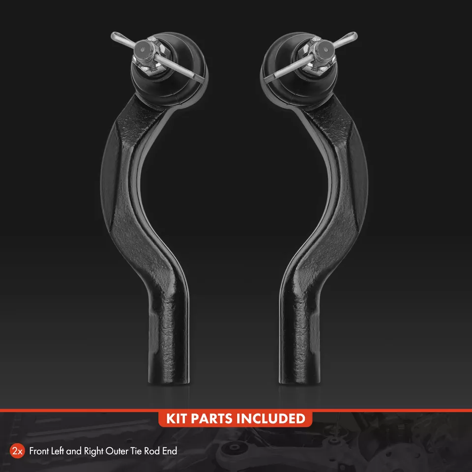 2Pcs Front Left & Right Outer Tie Rod End for Lexus GS300 1993-1997 4547039145 - Imagem 3 de 4