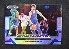 2022-23 Prizm Draft Picks Basketball Widescreen Silver #WS-CB Christian Braun